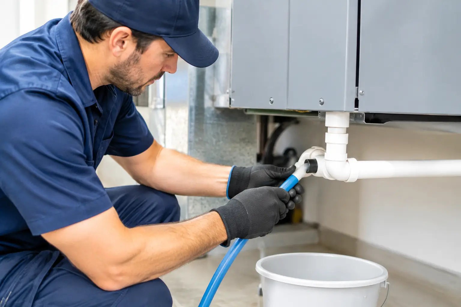 How to Clean Condensate Drain Lines Safely